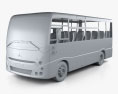 MAZ 241030 bus 2016 3d model clay render