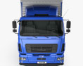 MAZ 4381 箱式卡车 2017 3D模型 正面图