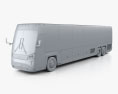 MCI D45 CRT LE Coach Bus 2018 Modèle 3d clay render