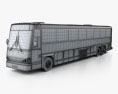 MCI D4500 CT Transit Bus with HQ interior 2008 3d model wire render