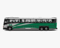 MCI D4500 CT Transit Bus with HQ interior 2008 3d model side view