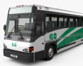 MCI D4500 CT Transit Bus with HQ interior 2008 3d model