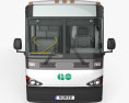 MCI D4500 CT Transit Bus with HQ interior 2008 3d model front view