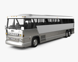 MCI MC-8 Bus 1973 3D model