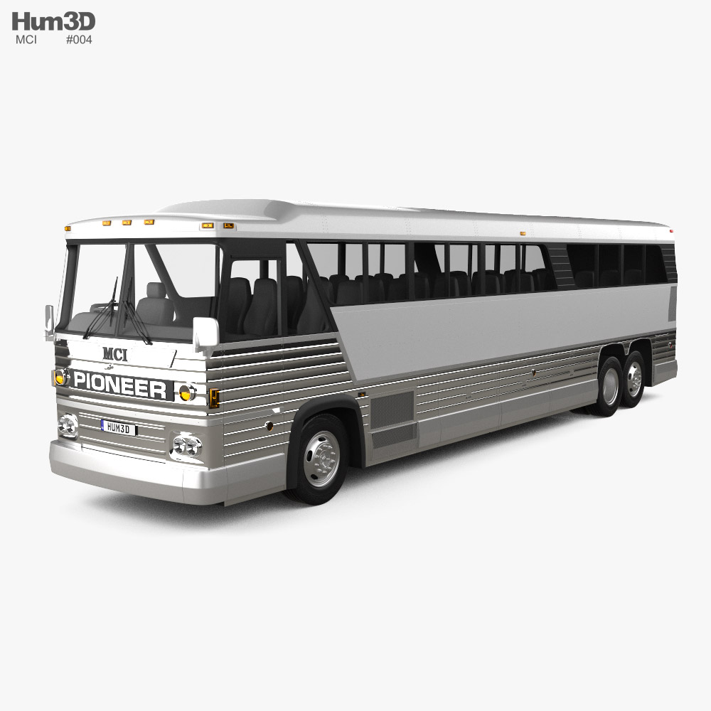MCI MC-8 Bus 1973 3D-Modell