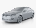 MG 550 2014 3D модель clay render
