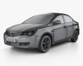 MG 350 2014 3D-Modell wire render