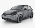 MG 3 2016 3D-Modell wire render