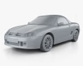 MG TF 2011 Modelo 3D clay render