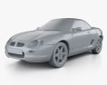MG F 2005 3D-Modell clay render