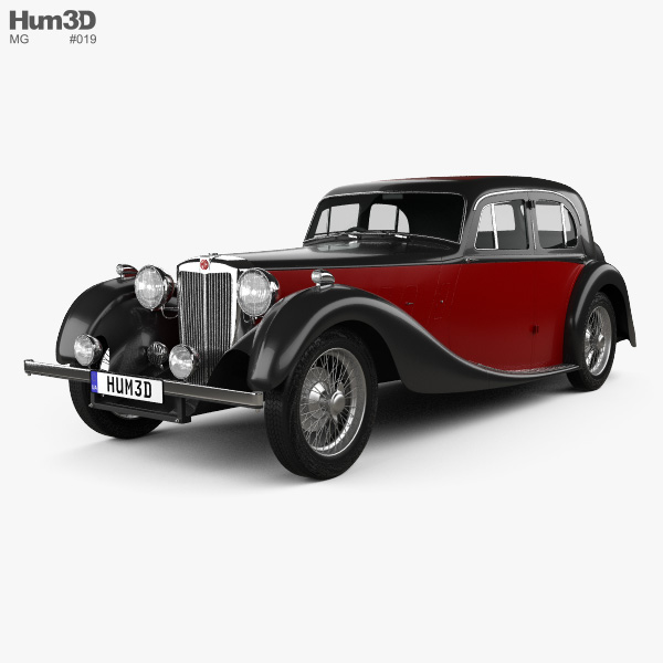 MG SA Saloon 1936 Modelo 3D