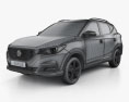 MG ZS 2018 3Dモデル wire render