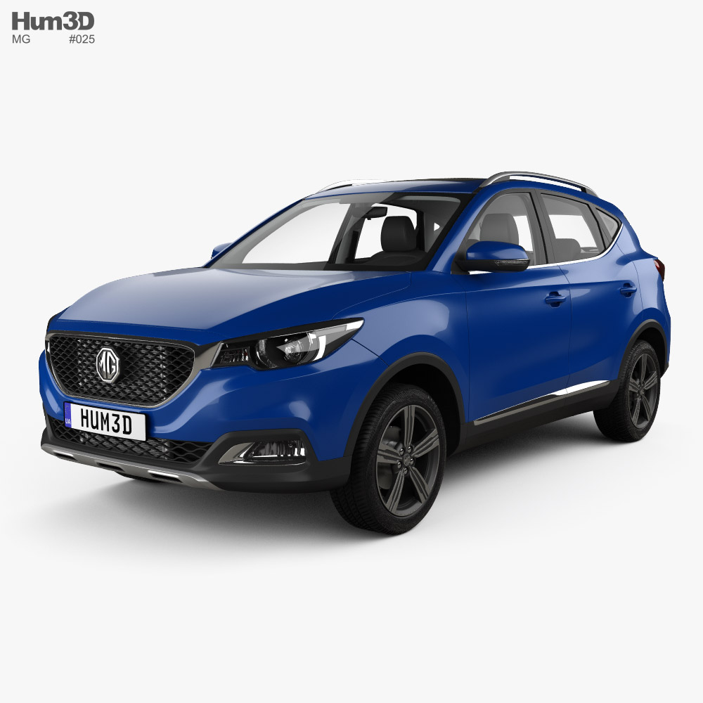 MG ZS con interni 2017 Modello 3D