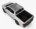 MG Extender Cabina Doppia 2021 Modello 3D vista dall'alto