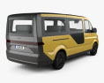 MOIA Shuttle 2022 3D 모델  back view