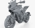 MV Agusta Turismo Veloce 800 2014 3Dモデル clay render
