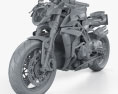MV Agusta Brutale 1000 Serie Oro 2020 Modelo 3D clay render