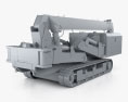 Maeda MC355 Crawler Crane 2016 3Dモデル clay render