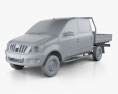 Mahindra Genio Dual Cab Pickup 2014 3d model clay render