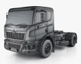 Mahindra Navistar MN35 Camion Tracteur 2010 Modèle 3d wire render