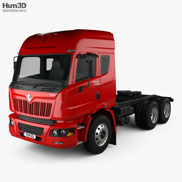 Mahindra MN 49 트랙터 트럭 2015 3D 모델 
