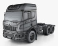 Mahindra MN 49 Tractor Truck 2015 3d model wire render
