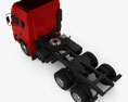 Mahindra MN 49 Camion Trattore 2010 Modello 3D vista dall'alto