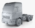 Mahindra MN 49 Camion Trattore 2010 Modello 3D clay render
