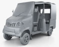 Mahindra Gio Compact Cab 2015 3D-Modell clay render