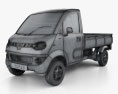 Mahindra Jeeto 2018 3D 모델  wire render