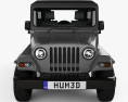 Mahindra Thar 2021 3d model front view