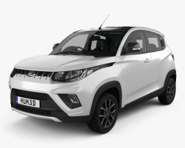 Mahindra KUV 100 with HQ interior 2021 3D model