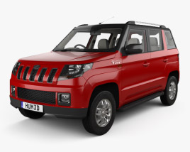 Mahindra TUV300 with HQ interior 2018 3D model