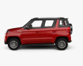 Mahindra TUV300 带内饰 2015 3D模型 侧视图