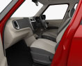Mahindra TUV300 з детальним інтер'єром 2018 3D модель seats