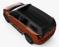 Mahindra XUV500 2022 3d model top view