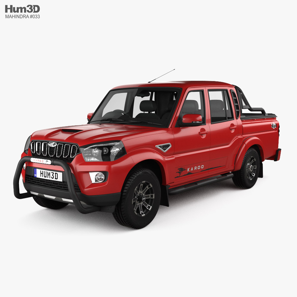 Mahindra Pik Up Cabine Double Karoo 2022 Modèle 3D