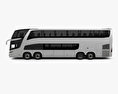 Marcopolo Paradiso G7 1800 DD 4-Achser Bus 2017 3D-Modell Seitenansicht