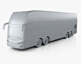 Marcopolo Paradiso G7 1800 DD 4-axle bus 2017 3d model clay render