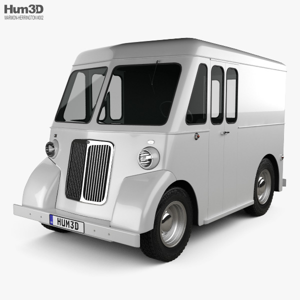 Marmon-Herrington Delivery Truck 1946 Modelo 3D