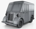 Marmon-Herrington Delivery Truck 1946 3d model wire render