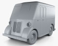 Marmon-Herrington Delivery Truck 1946 3D-Modell clay render