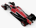 Marussia MR03 2014 3d model top view