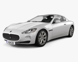 3D model of Maserati GranTurismo 2013