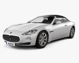 3D model of Maserati GranCabrio 2013