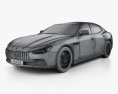 Maserati Ghibli III Q4 2016 3D-Modell wire render