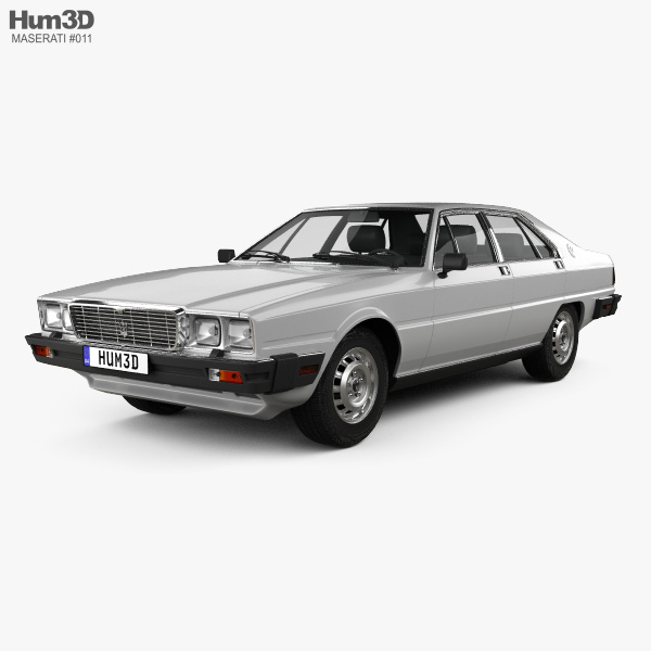 Maserati Quattroporte (Royale) 1979 3D model