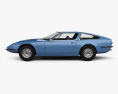 Maserati Indy 1969 3d model side view