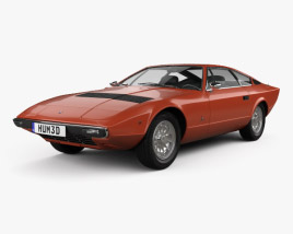 3D model of Maserati Khamsin 1977
