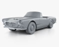 Maserati 3500 Spyder 1959 3D-Modell clay render